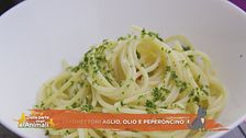 Spaghettoni aglio, olio e peperoncino