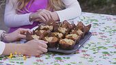 Muffin alle mele con crumble alle mandorle