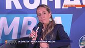 L'intervento in diretta di Arianna Meloni