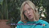 Meloni: "Attacchi a Unifil inaccetrabili"