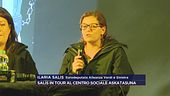 Salis in tour al centro sociale Askatasuna