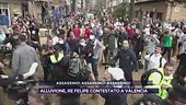 Alluvione, Re Felipe contestato a Valencia
