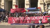 Studenti e attivisti anti-Meloni infiammano le piazze