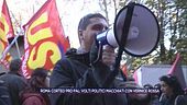 Roma corteo Pro Pal: volti politici macchiati con vernice rossa