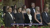 La prima della scala, tra lustrini e contestazioni