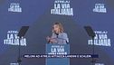 Giorgia Meloni ad Atreju attacca Landini e Schlein
