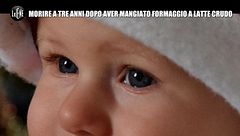 REI: Morire a tre anni dopo aver mangiato formaggio a latte crudo