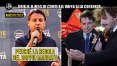 ROMA: Grillo, il M5S di Conte e il vaffa alla coerenza