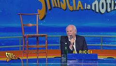 Ricci porta in studio una misteriosa sedia da preghiera di Fazio