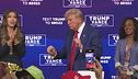 Donald Trump in "Ammala Harris"