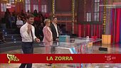 Frix, ad Affari tuoi De Martino chiama tutti «Zorra»