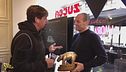 Anteprima: Valerio Staffelli consegna a Max Allegri un Tapiro d'oro con il "corto muso"