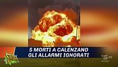 Tg La7, Studio Aperto, Tg4 e Tg5 parlano dell'esplosione di Calenzano usando immagini della Cecenia