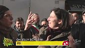 La nostra Elly "barricadera" sull'ambiente pungola i politici e incontra la vera Schlein