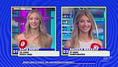 Seconda semifinale per scegliere la Velina bionda di Striscia: vota da casa Sofia Derivi o Nausica Marasca