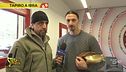 Tapiro d'oro a Zlatan Ibrahimovic dopo l'eliminazione del Milan dalla Champions League