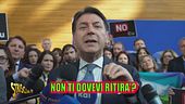 La piazza canta "Tutti con Conte"