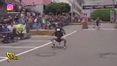Funny races: al primo posto la corsa con la sedia da ufficio