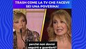 Lucarelli attacca la D'Urso: «Sei diventata trash»