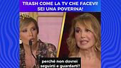 Lucarelli attacca la D'Urso: «Sei diventata trash»