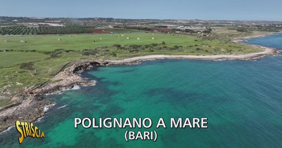Striscia la notizia: Polignano a Mare ma il mare non si riesce a vedere ...