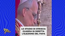 Robert Francis Prevost è Papa: lo studio di Striscia di ferma per guardare l'elezione