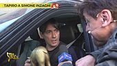 Tapiro d'oro a Simone Inzaghi dopo la conquista dello scudetto da parte del Napoli
