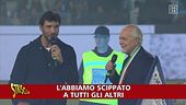 Striscioni di Militello: per De Martino lo scudetto è scippato, cioè "alla napoletana". Ma che dice?