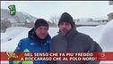 Checco Zalone: «Mamma, fa più freddo a Roccaraso che al Polo Nord!». Ironica smentita della frase cult di "Quo vado?"