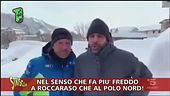 Checco Zalone: «Mamma, fa più freddo a Roccaraso che al Polo Nord!». Ironica smentita della frase cult di "Quo vado?"
