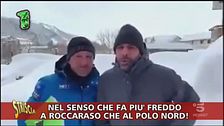 Checco Zalone: «Mamma, fa più freddo a Roccaraso che al Polo Nord!». Ironica smentita della frase cult di "Quo vado?"