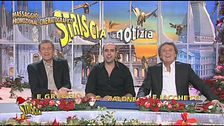 Che bella giornata! Checco Zalone ospite di Striscia tra Greggio e Iacchetti