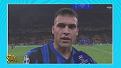 Lautaro Martinez, su con il morale: sorridi come farebbe Lurch della famiglia Addams!