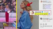 Mia Ceran entra nel club delle giornaliste "firmate". Mentre è in onda, posta sui social i marchi del suo outfit