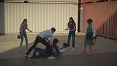 Una sparatoria al porto