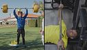 L'allenamento di Stefano Corti e Marco Maddaloni