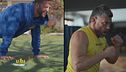 L'allenamento di Stefano Corti e Clemente Russo