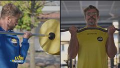 L'allenamento di Stefano Corti e Andrea Lo Cicero