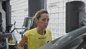L'allenamento di Stefano Corti e Valentina Vezzali