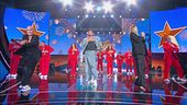 A. Celentano, L. Cuccarini e Emanuel Lo in ''Non mollare mai''