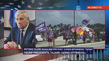 Antonio Tajani sulla vittoria di Trump: "Sono ottimista"