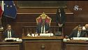 Centrosinistra seduto nell'aula del Senato, bagarre sul Dl Sicurezza