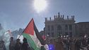 Il sabato pro Pal, bloccati due pullman con mazze e maschere antigas