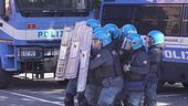 Lo sciopero generale per Flotilla, più di 60 agenti feriti negli scontri