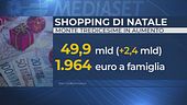 Per il Natale la spesa da 10 miliardi, 211 euro a testa