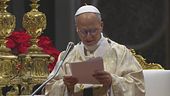 La pace, i poveri e i fragili, è il primo Natale di Papa Leone XIV