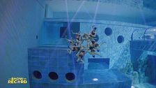 La leggiadria della Nazionale italiana junior di nuoto artistico