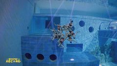 La leggiadria della Nazionale italiana junior di nuoto artistico