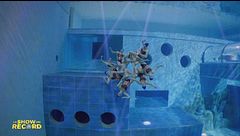La leggiadria della Nazionale italiana junior di nuoto artistico