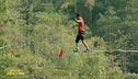La sfida bendata della slackline